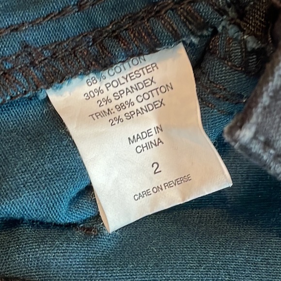 NWT NY&CO Color Block Legging Soho  Jeans - Picture 6 of 9